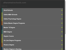 Tablet Screenshot of alharamainschools.com